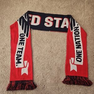 2020 U.S. Soccer Insider Member Scarf Ruffneck Acrylic Red White Blue FIFA USA